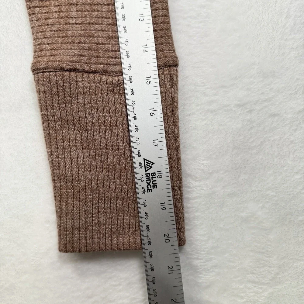 Lane Bryant Brown Crew Neck Tight Knit Sweater Dolman Sleeves Plus Size 14/16